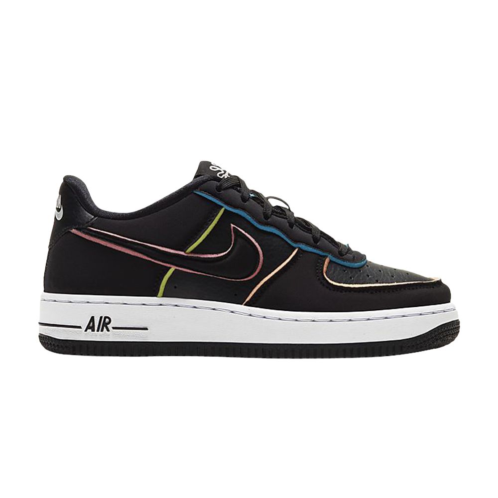 Nike Air Force 1 LV8 GS 'Outline' | Black | Kid's Size 5.5