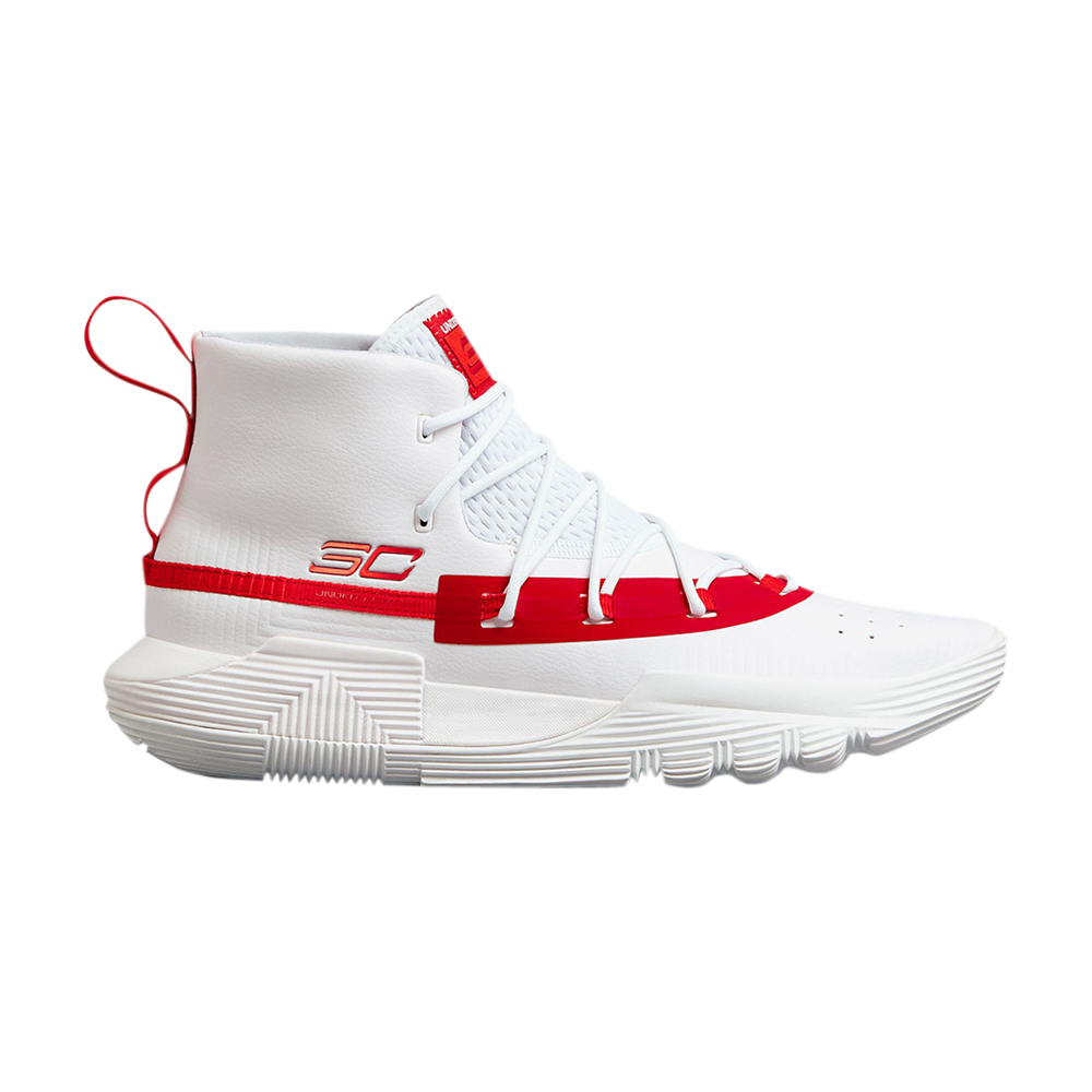 Pre-owned Under Armour Curry 3zer0 2 'white Red'