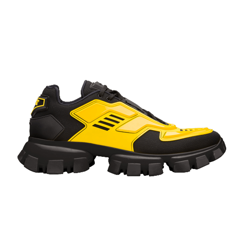 prada cloudbust black and yellow