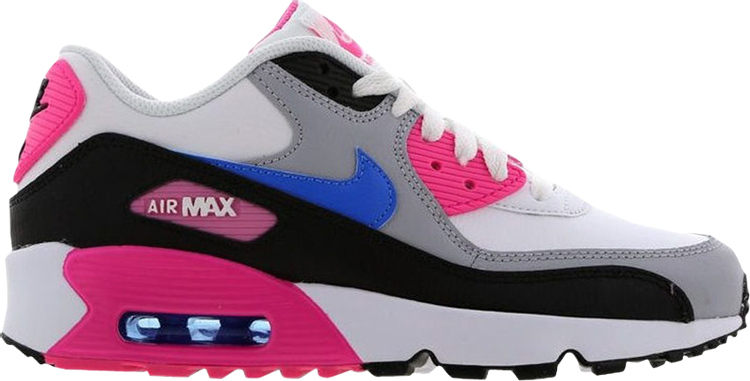 fee Omringd thuis Air Max 90 Leather GS 'White Photo Blue Pink' | GOAT