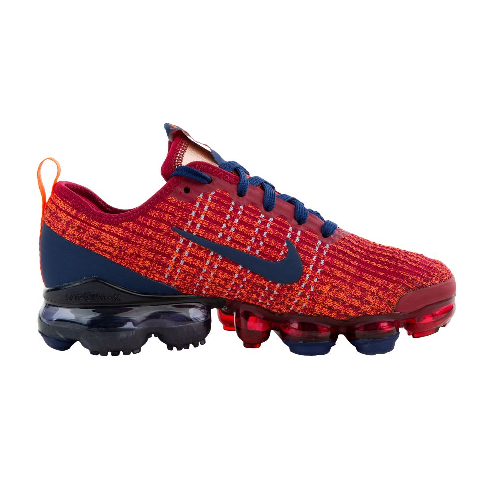 Pre-owned Nike Air Vapormax Flyknit 3 Gs 'noble Red Blue' | Kid's Size 4.5