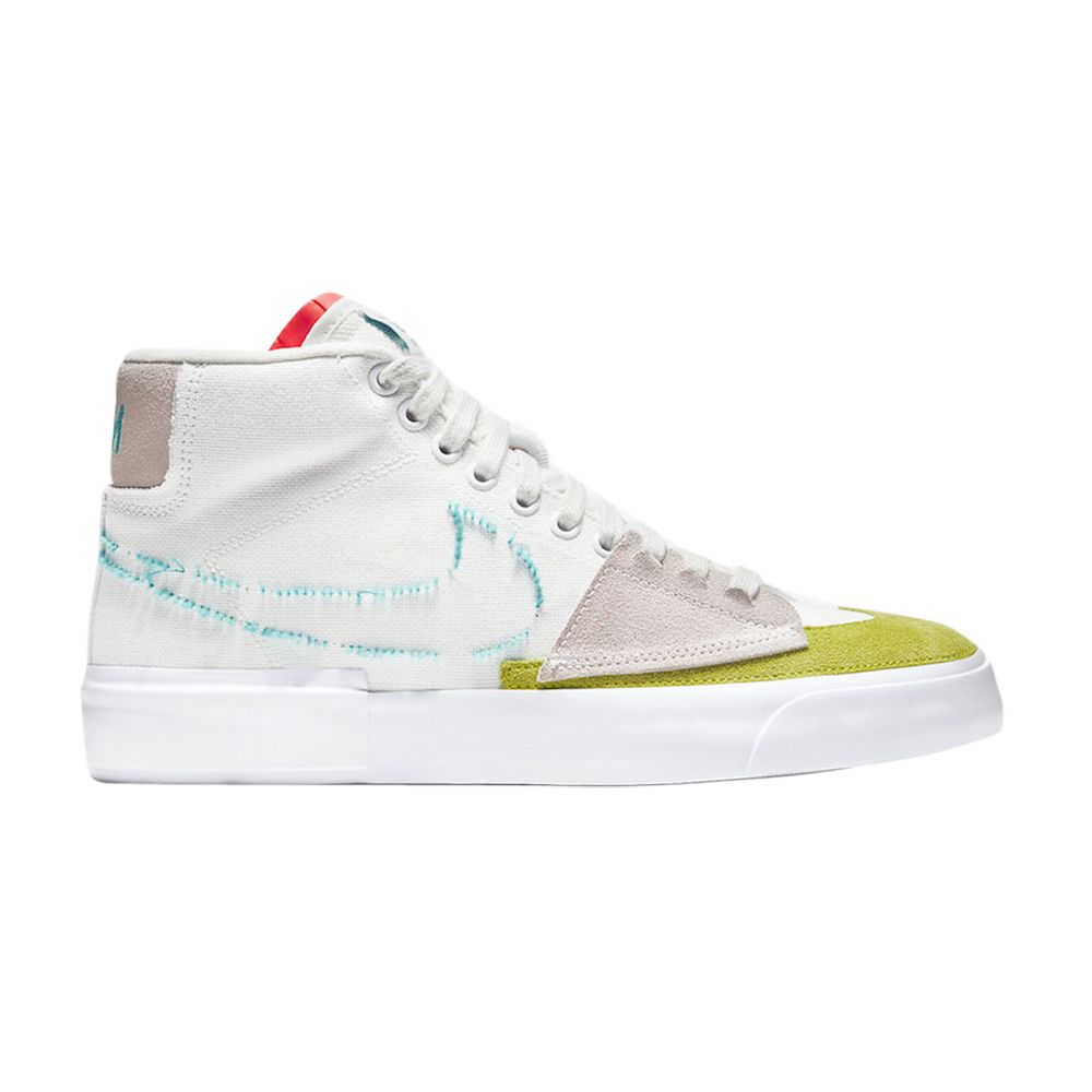 Nike Blazer Mid Edge SB 'Orange Aqua' | White | Men's Size 13