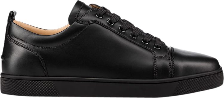 Christian Louboutin Men's Louis Junior Spikes Orlato Flat Low-top Sneakers, Version Black Whi, Men's, 14D, Sneakers & Trainers Low-top Sneakers