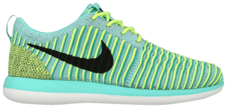 Nike Roshe Two Flyknit GS Hyper Turqouise Volt