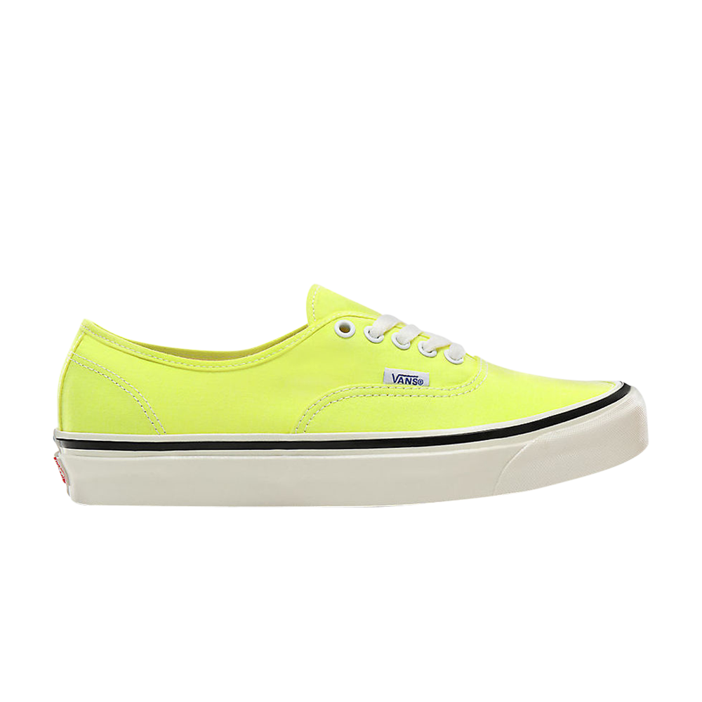 Pre-owned Vans Authentic 44 Dx 'anaheim Factory - Yellow Neon'