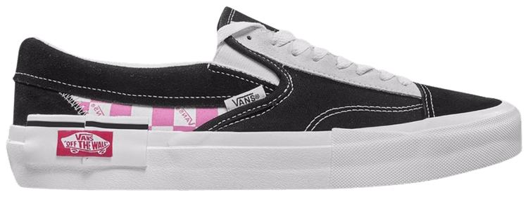 Vans slip on cap checkerboard black on sale