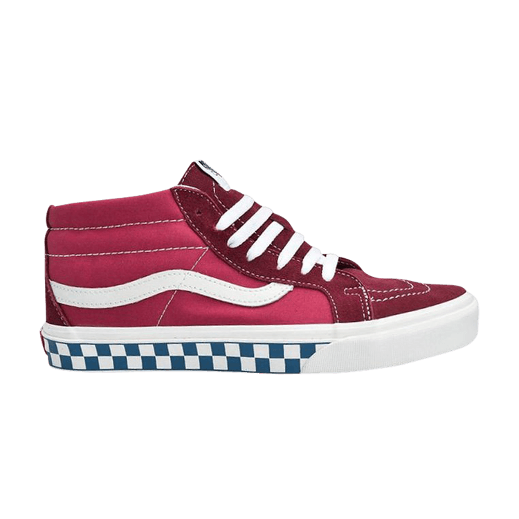 Buy Sk8-Mid Reissue 'Checker Sidewall - Rumba Red Jazzy Buy Sk8-Mid Reissue 'Checker Sidewall - Rumba Red Jazzy