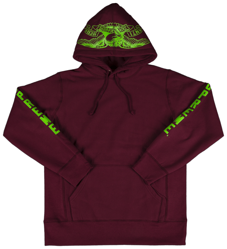 Supreme Anti Hero Hooded Sweatshirt 'Burgundy' | GOAT 販売販売 Supreme Shirt Sweat Zip-Up ANTIHERO パーカー