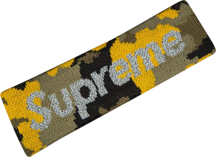 Supreme x New Era Reflective Logo Headband 'Yellow'