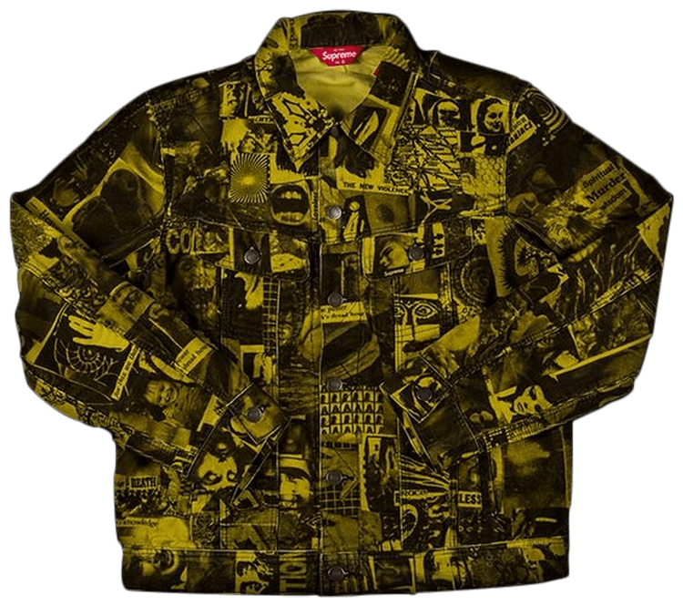 Supreme Vibrations Corduroy Trucker Jacket 'Yellow' | GOAT で最短翌日お届け シュプリーム corduroy trucker jacket Gジャン/デニムジャケット