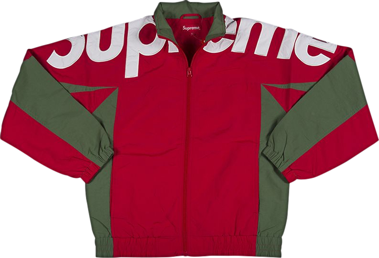 Supreme Shoulder Logo Track Jacket 'Red'