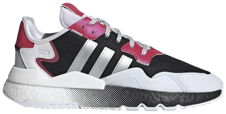 Adidas nite jogger silver metallic hot sale