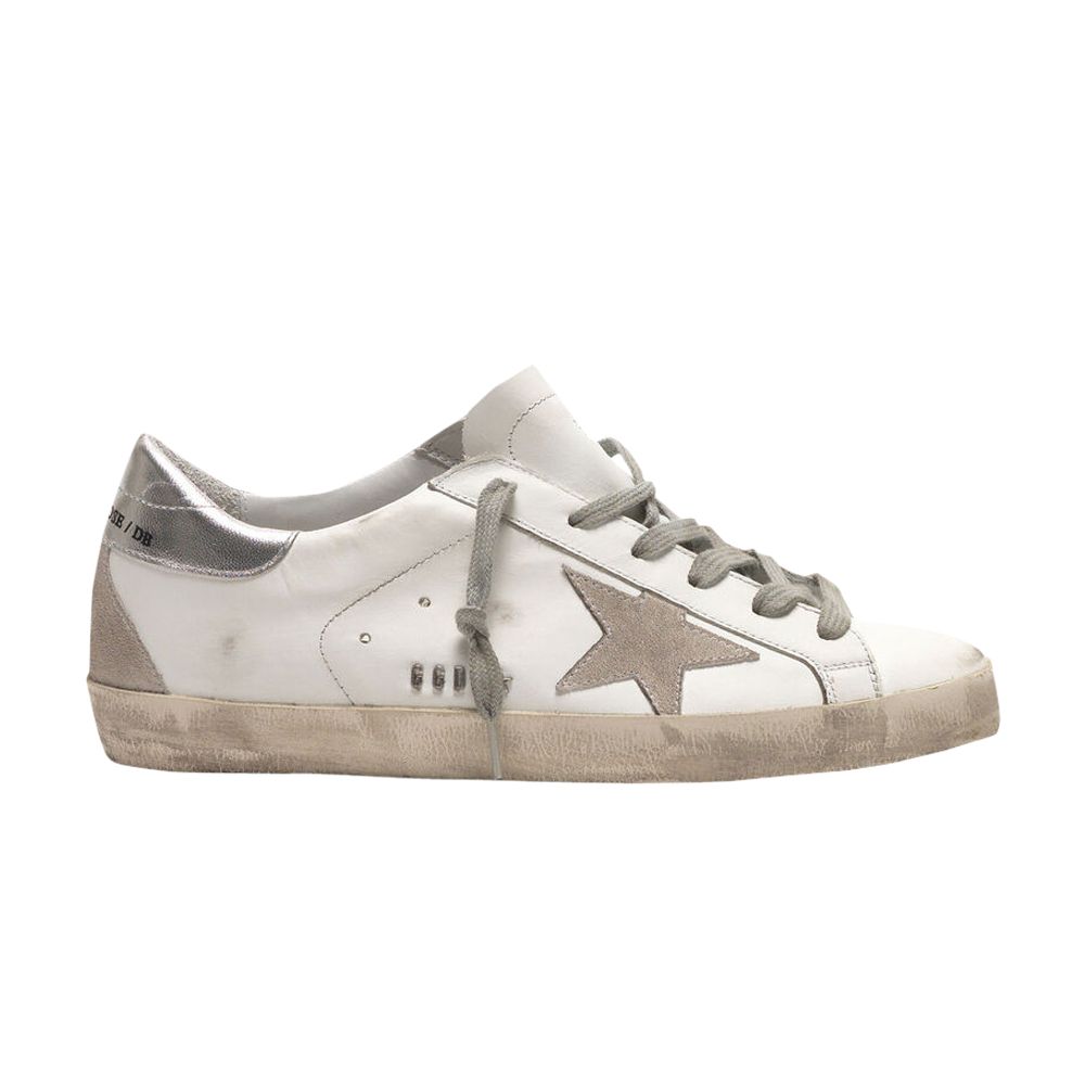 Pre-owned Golden Goose Wmns Superstar 'white Silver'