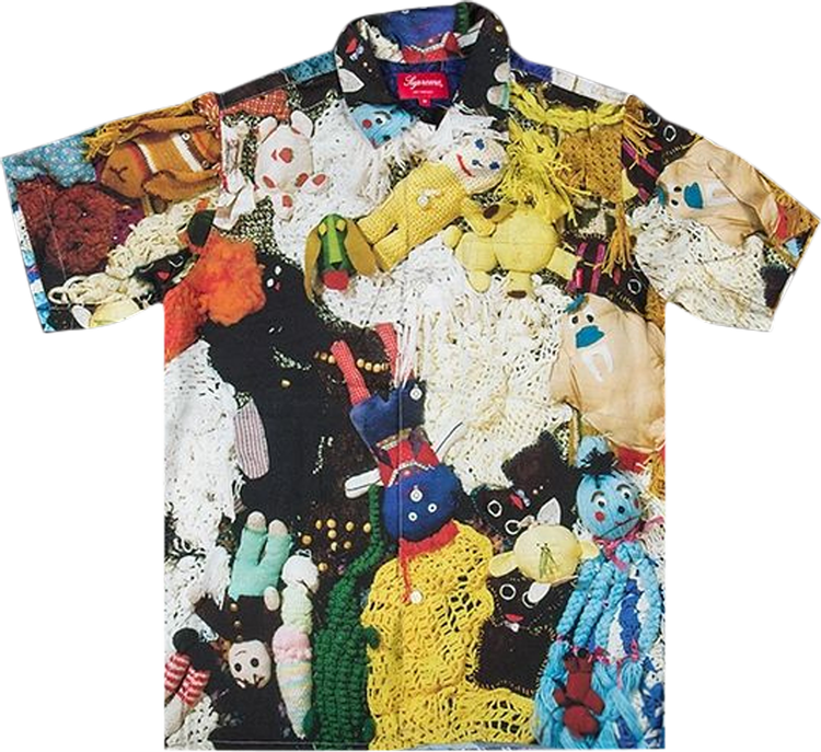 Supreme Mike Kelley More Love Hours Than Can Ever Be Repaid Rayon Shirt  'Multi'