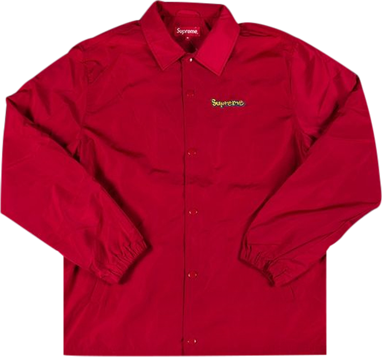Supreme Gonz Logo Coaches Jacket 'Red'