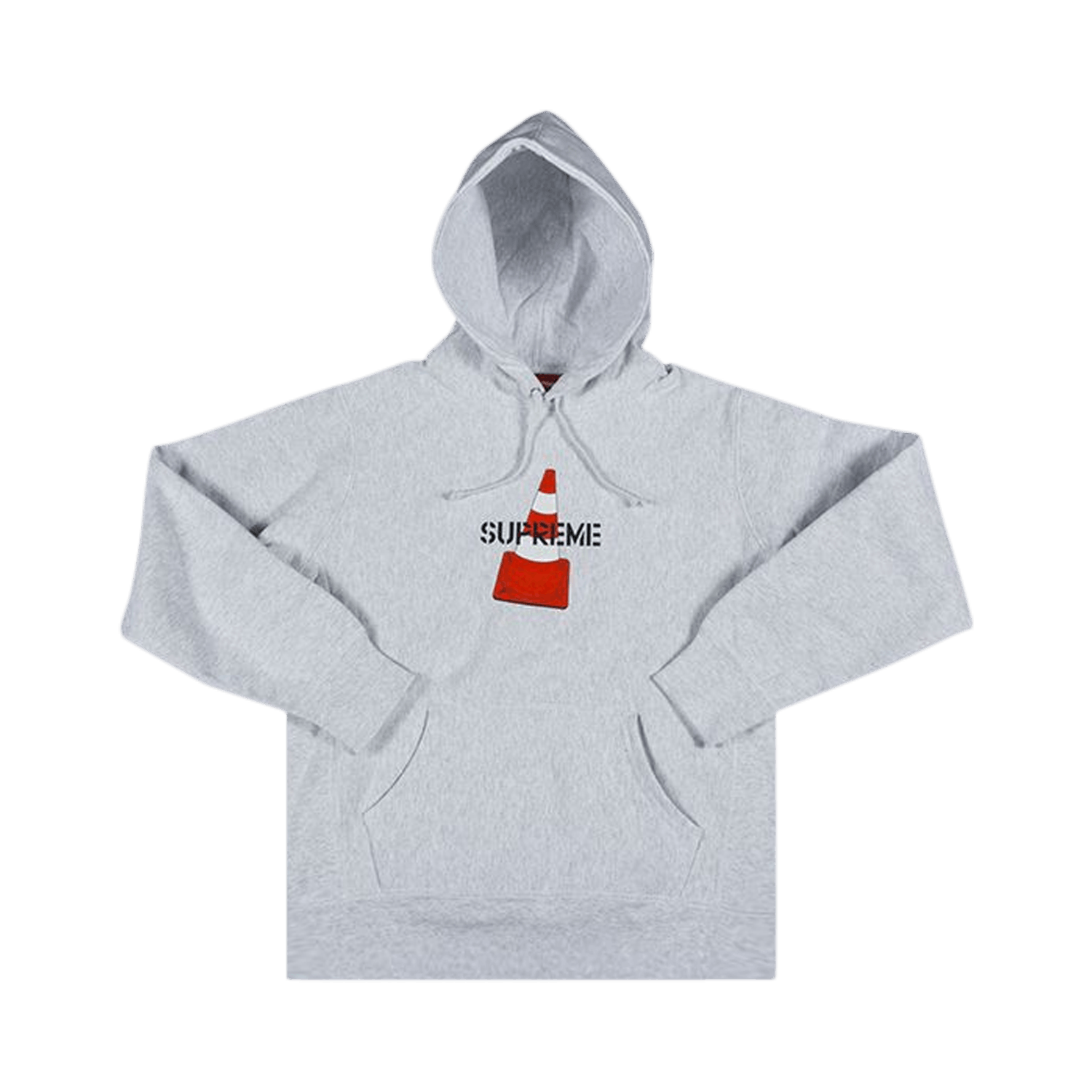 19fw supreme cone hooded ash gray M