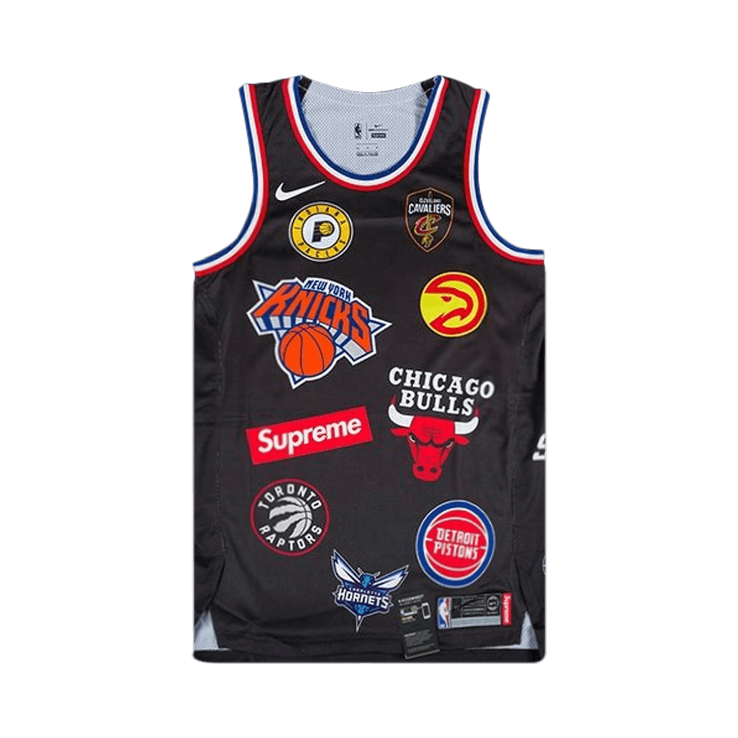 Supreme nba jersey black