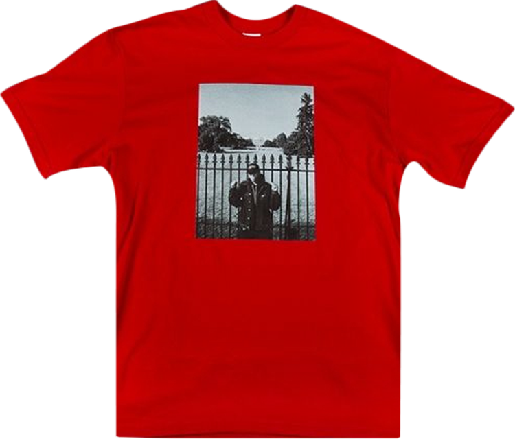 Supreme x Undercover x Public Enemy Whitehouse T-Shirt 'Red' | GOAT