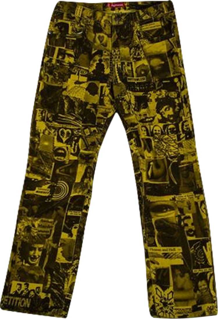 Supreme Vibrations Corduroy Pant 'Yellow' | GOAT