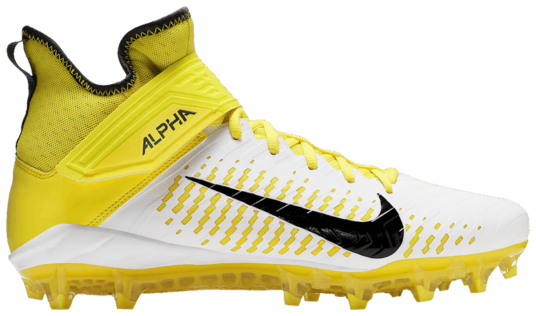 Nike Alpha Menace Pro 2 Mid White Opti Yellow