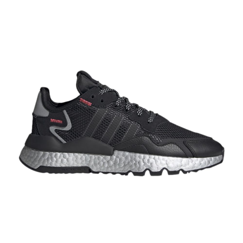 ADIDAS ORIGINALS WMNS NITE JOGGER 'BLACK SILVER METALLIC'