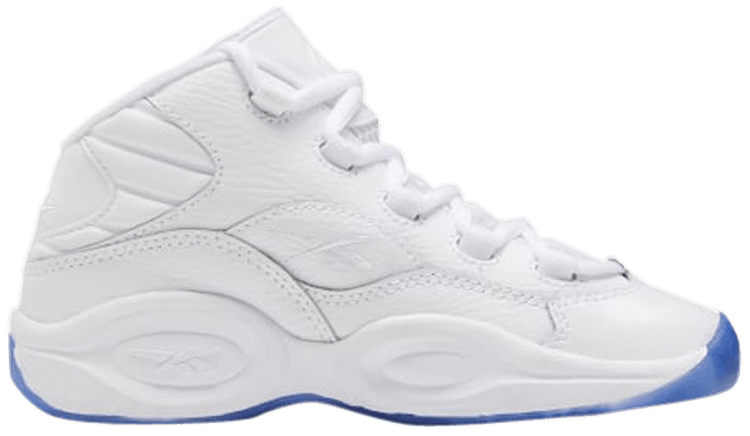 Reebok Question Mid Little Kids Blue Sole