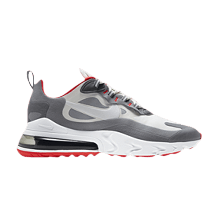 Grey and red nike air max 270 shop