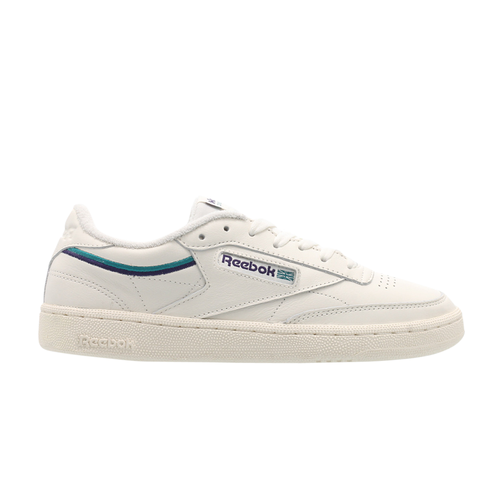 Pre-owned Reebok Wmns Club C 85 'chalk Seaport Teal' In White