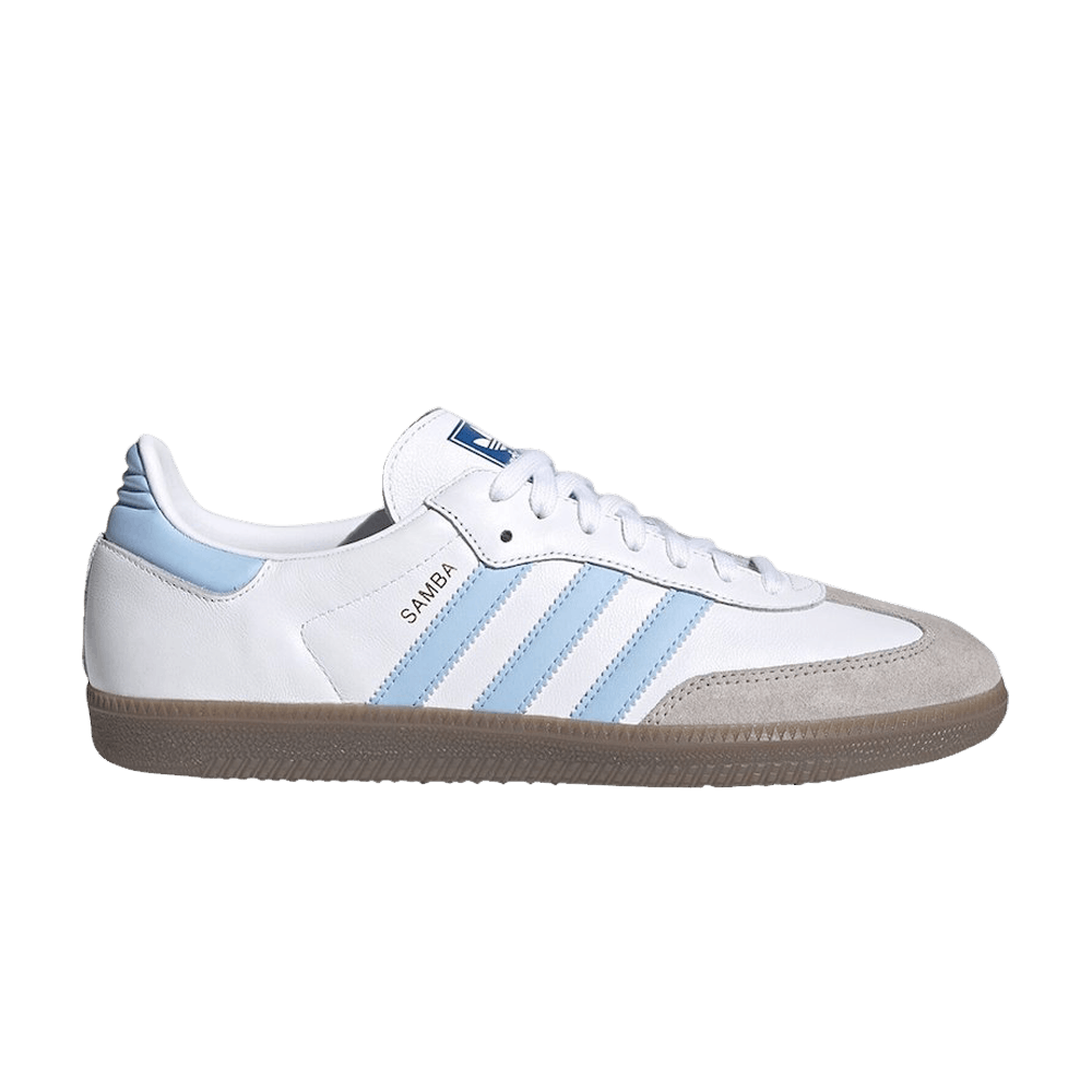 Samba white and blue clearance
