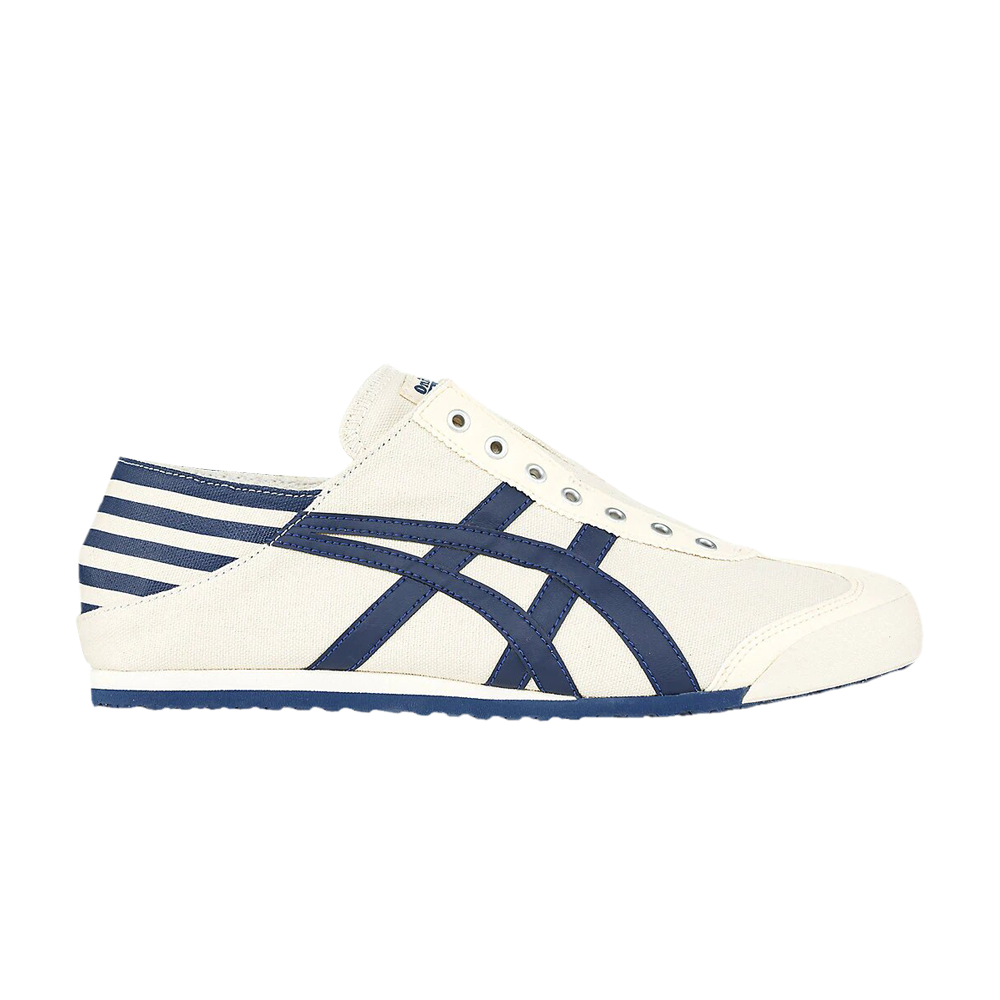 Pre-owned Onitsuka Tiger Mexico 66 Paraty 'natural Navy' In White