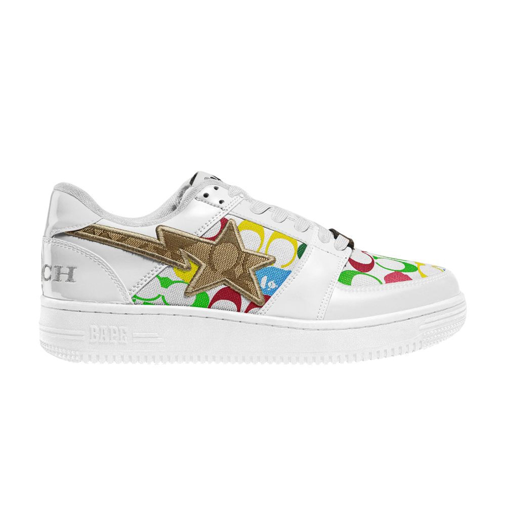 Coach x Bapesta Low 'White Multi Camo' - 1G23-191-902