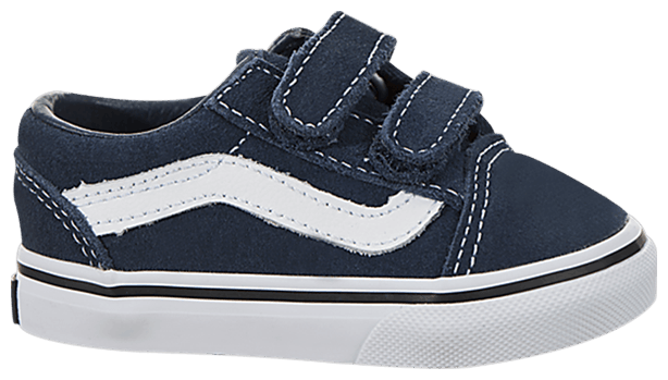 Vans Old Skool Velcro Toddler Dress Blues