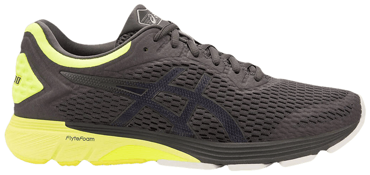 Asics GT 4000 2E Wide Dark Grey Safety Yellow
