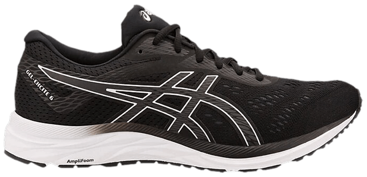 Asics Gel Excite 6 4E Wide Black White