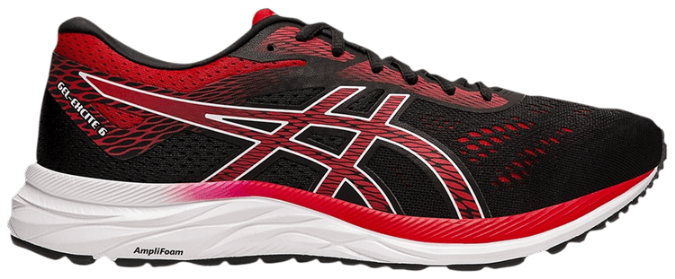 Asics Gel Excite 6 4E Wide Black Speed Red