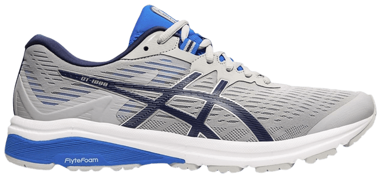 Asics gt-1000 8 men's running shoes mid grey/peacoat discount