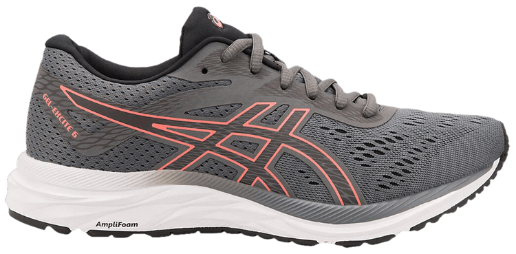 Asics Wmns Gel Excite 6 Wide Steel Grey Papaya