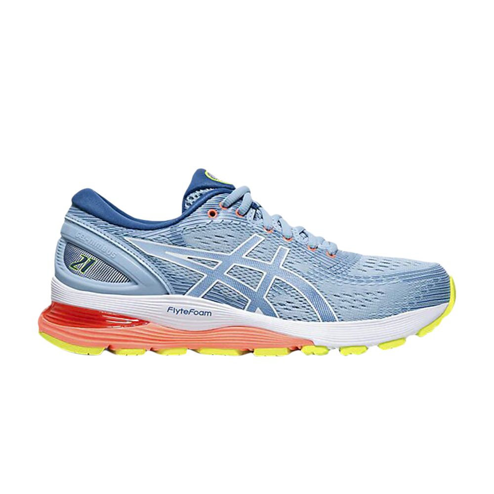 Pre-owned Asics Wmns Gel Nimbus 21 'heritage Blue Lake Drive'