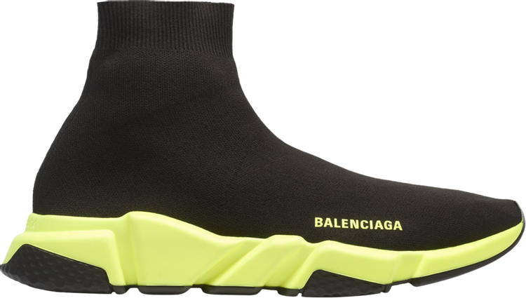gavnlig Havslug træt Buy Balenciaga Speed Trainer 'Black Neon Yellow' - 567042 W05G0 1000 - Black  | GOAT