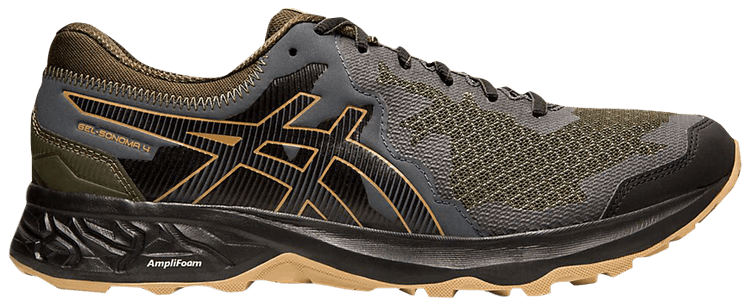 Asics Gel Sonoma 4 4E Wide Olive Canvas Black