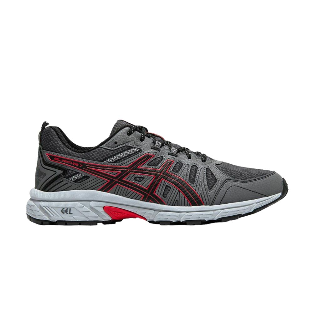 ASICS Gel Venture 7 4E Wide 'Black Classic Red' | Men's Size 9 - 1011A561-003