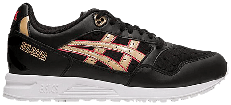 Asics Wmns Gel Saga Black Frosted Almond