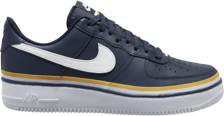 NIKE AIR FORCE 1 LOW '07 LV8 OBSIDIAN WHITE GOLD