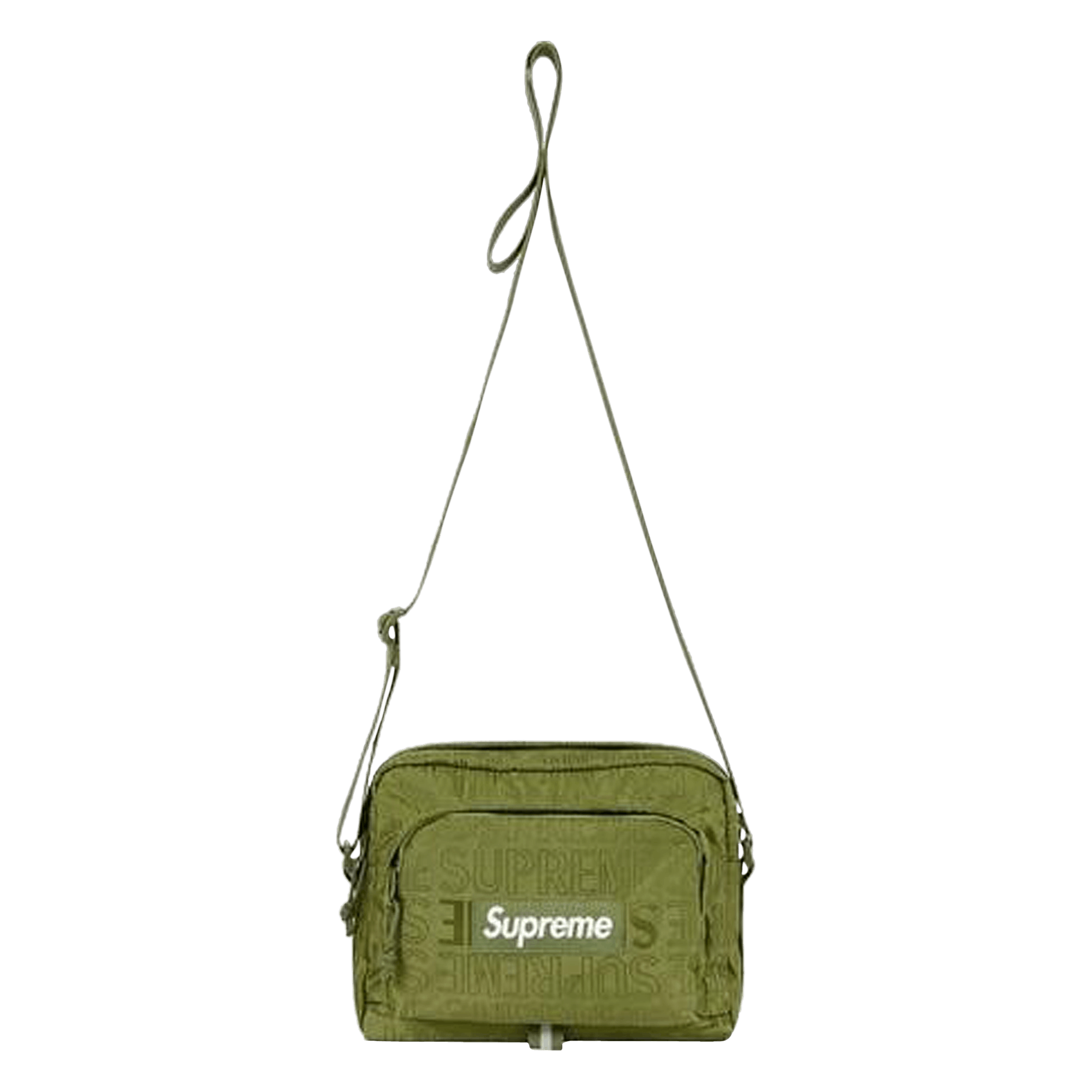 Supreme green shoulder bag clearance