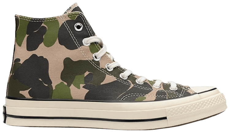 raw earth camo chuck 70 high top