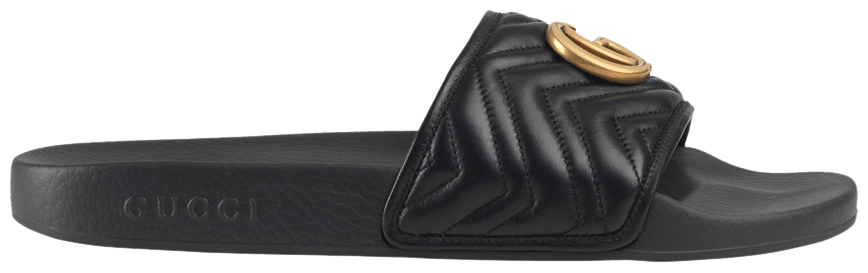 Buy Gucci Matelasse Slide 'Black Double G' 603701 0R030 1000 GOAT
