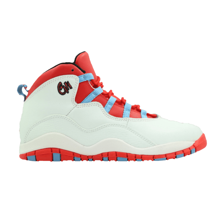 New jordan 10 red and blue outlet