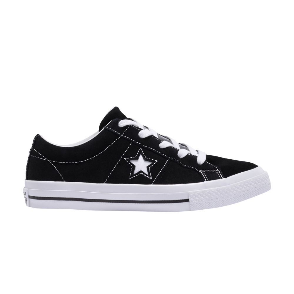 Pre-owned Converse One Star Low Gs 'black' | Kid's Size 6