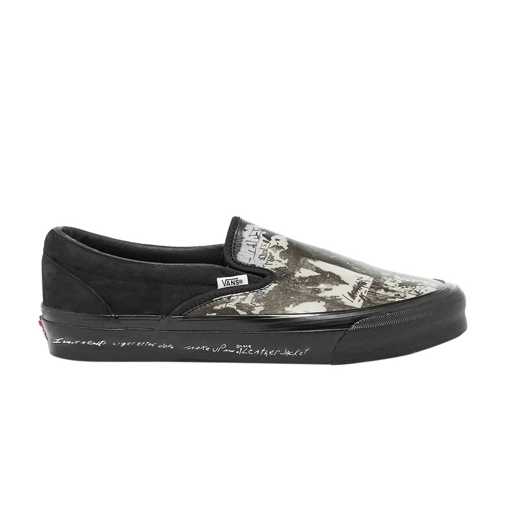 Vans Raised By Wolves x OG Classic Slip-On LX 'Black Wall' | Men's Size 10
