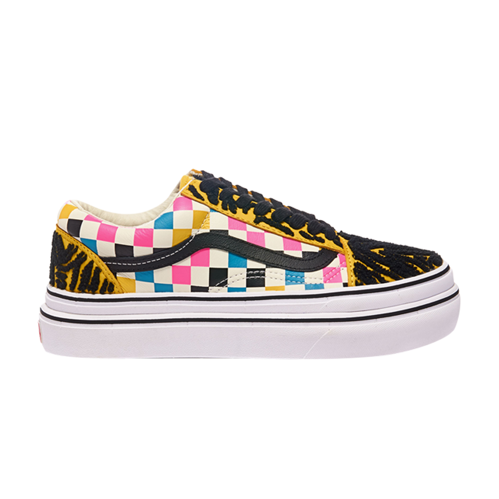 Pre-owned Vans Super Comfycush Old Skool Lx 'tiger Checkered' In Multi-color